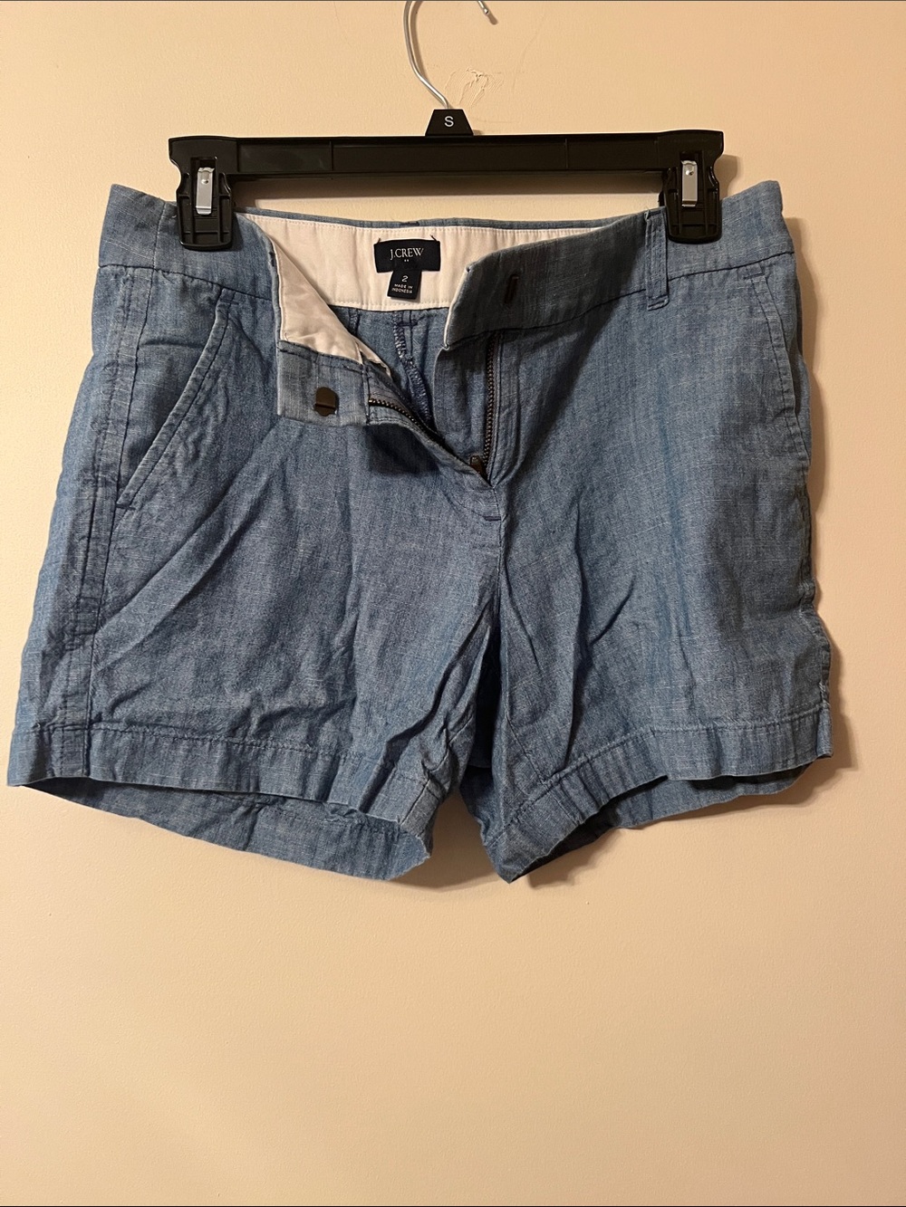 J. Crew Light Blue Chambray Women's Shorts